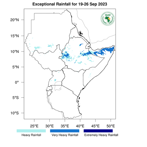 Heavy rainfall