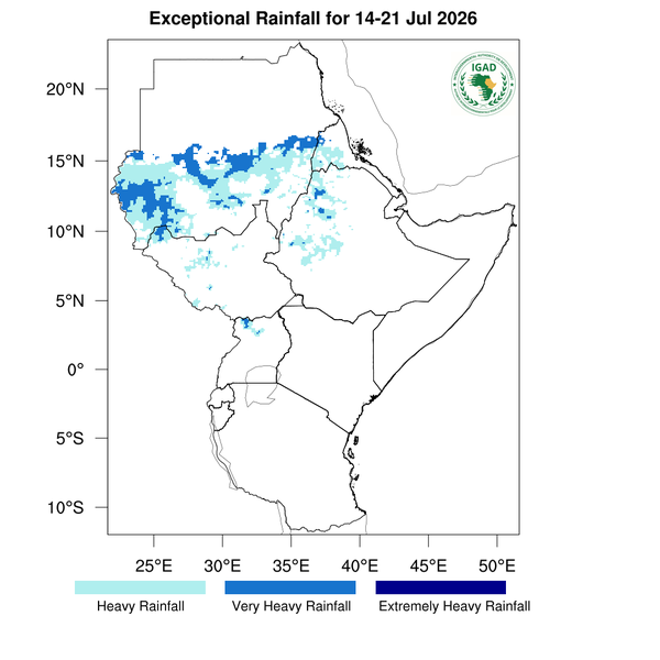 Heavy rainfall