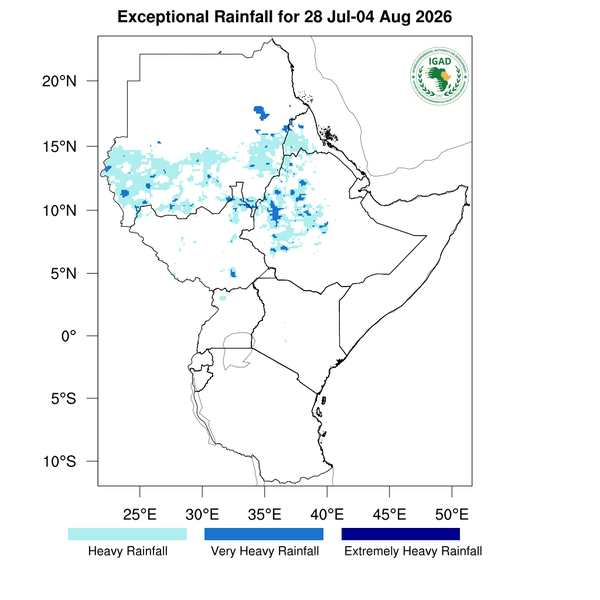 Heavy rainfall