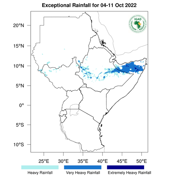 Heavy rainfall