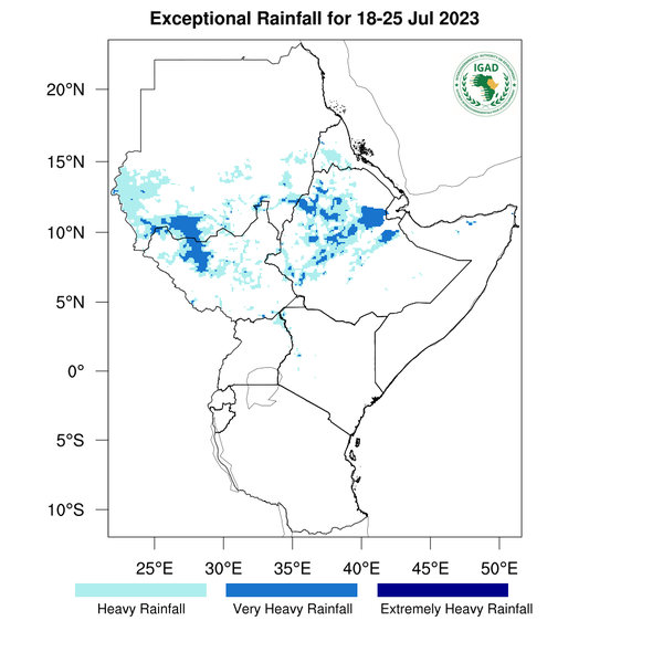 Heavy rainfall