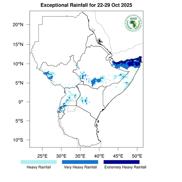 Heavy rainfall