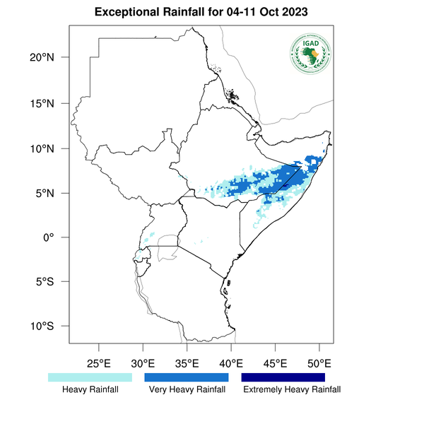 Heavy rainfall