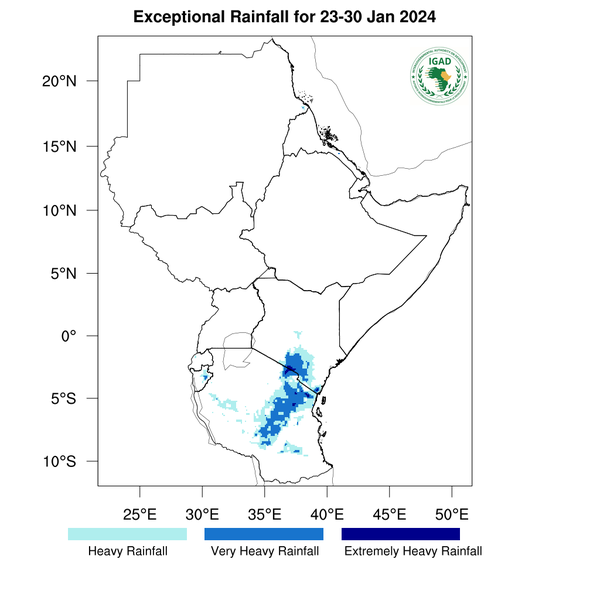 Heavy rainfall