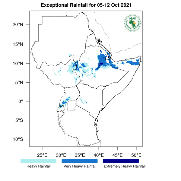 Heavy rainfall