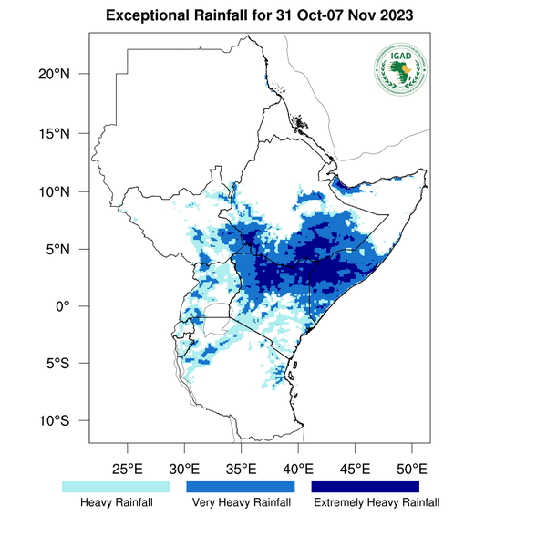 Heavy rainfall