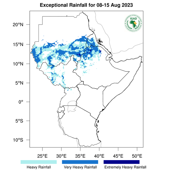 Heavy rainfall