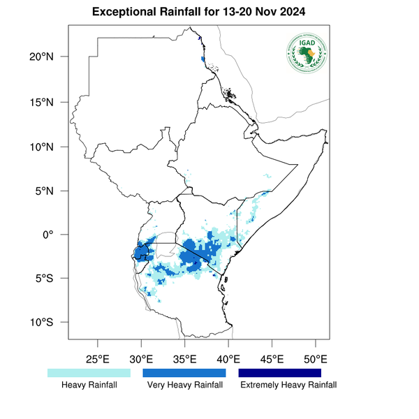 Heavy rainfall