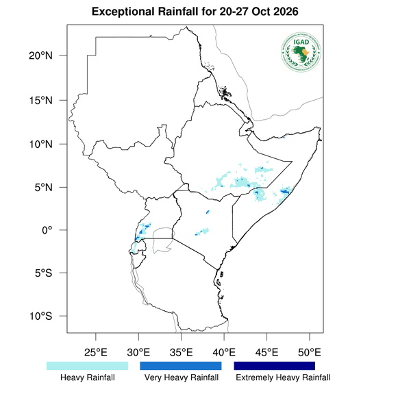 Heavy rainfall