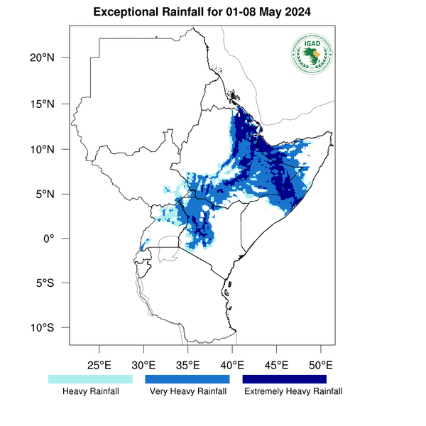 Heavy rainfall