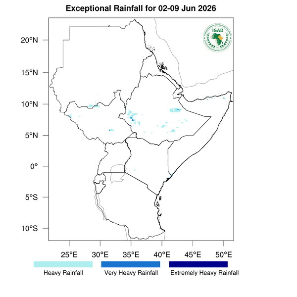 Heavy rainfall
