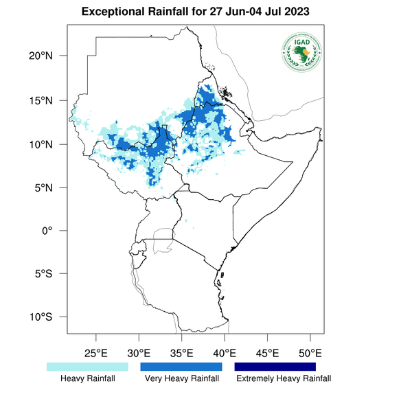 Heavy rainfall