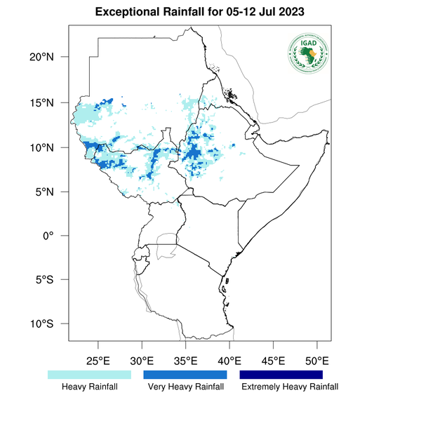 Heavy rainfall