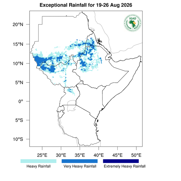 Heavy rainfall