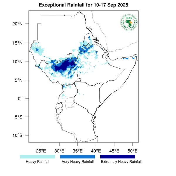 Heavy rainfall