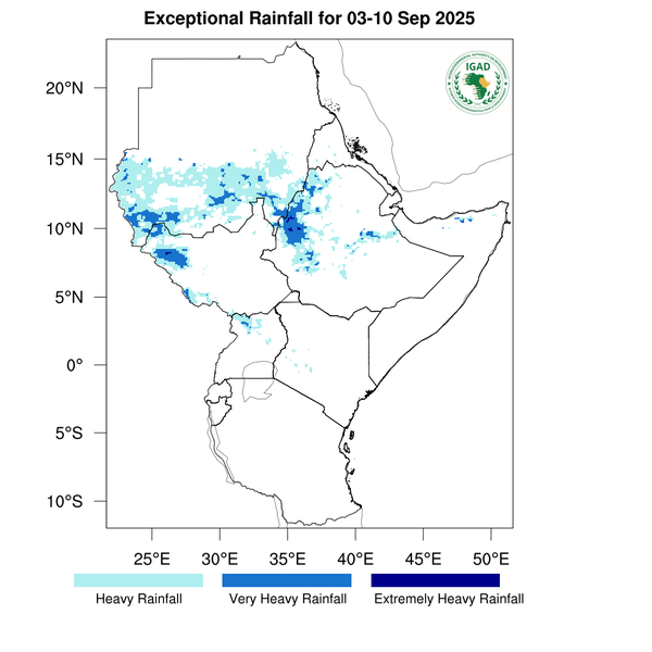 Heavy rainfall