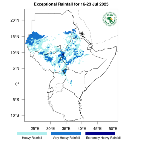 Heavy rainfall