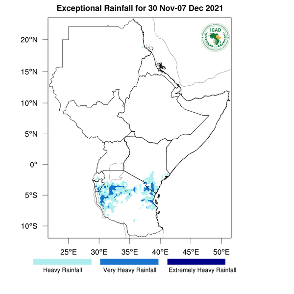 Heavy rainfall
