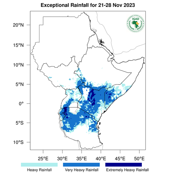 Heavy rainfall