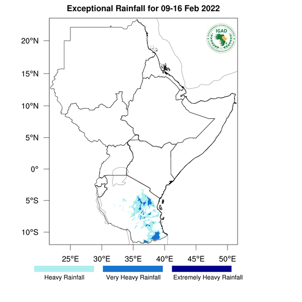Heavy rainfall