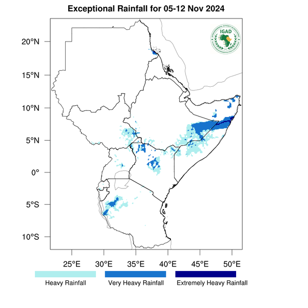 Heavy rainfall