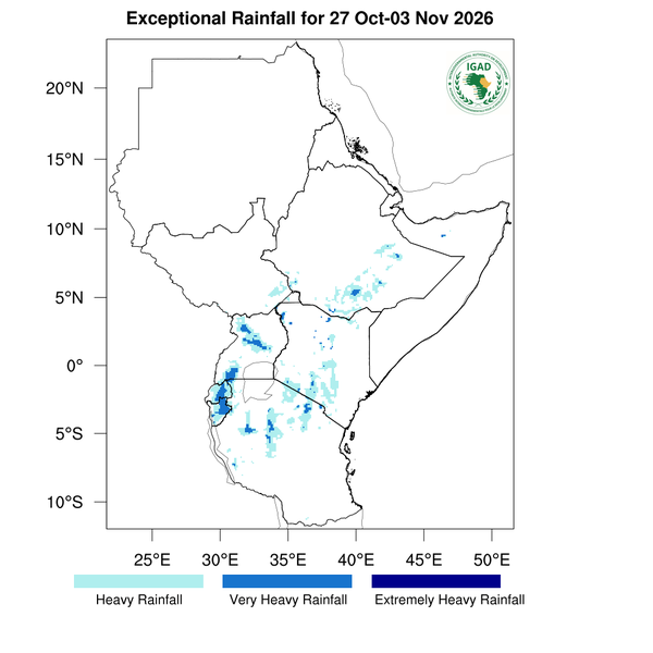 Heavy rainfall