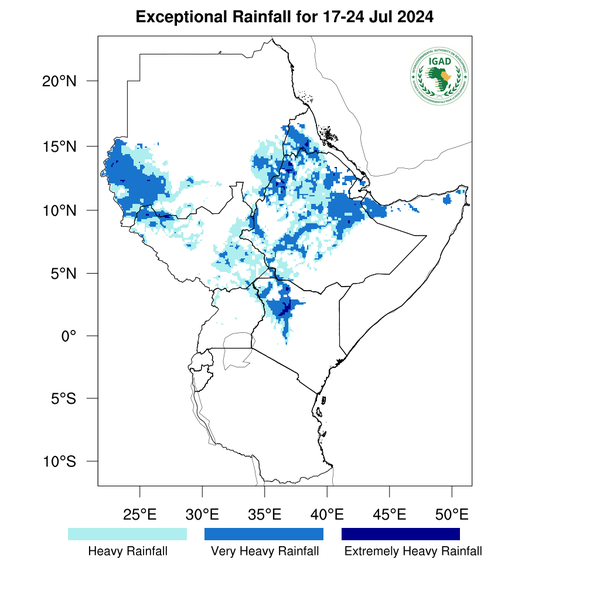 Heavy rainfall