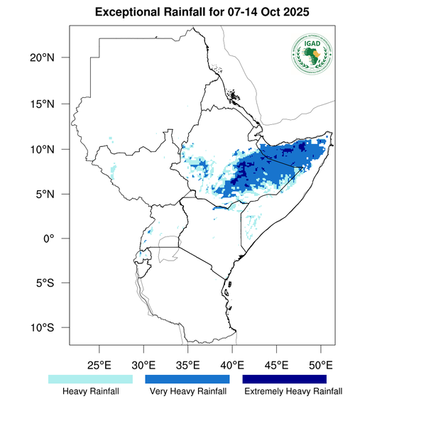 Heavy rainfall