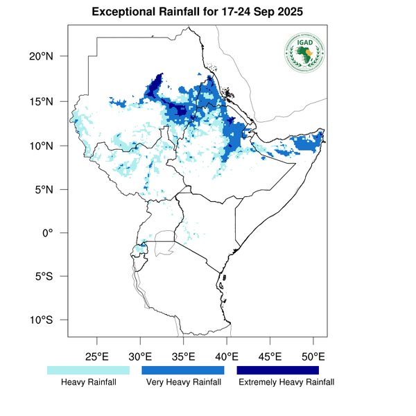 Heavy rainfall