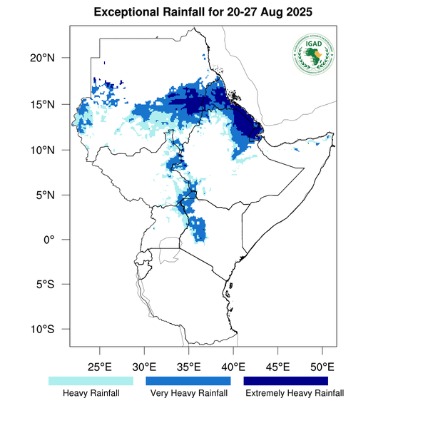 Heavy rainfall
