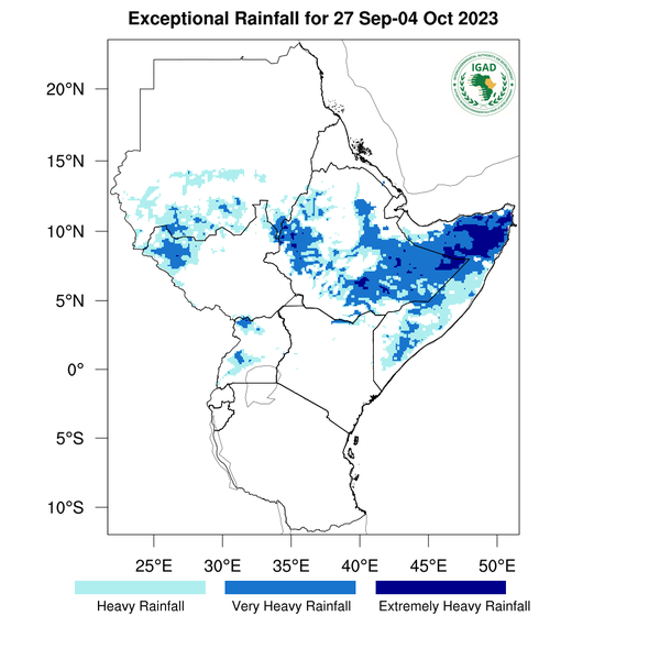 Heavy rainfall