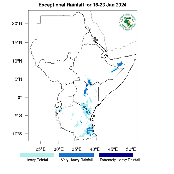 Heavy rainfall
