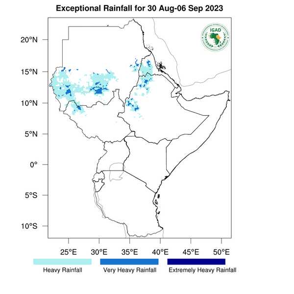 Heavy rainfall