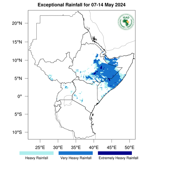 Heavy rainfall