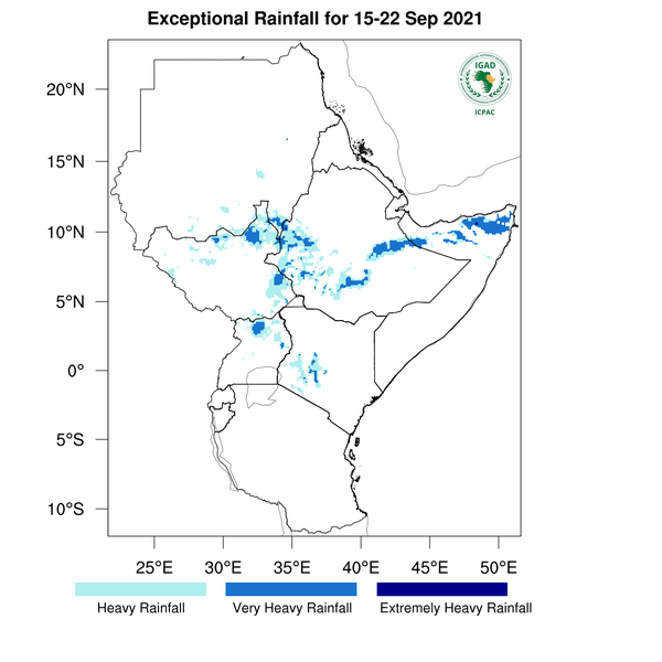 Heavy rainfall