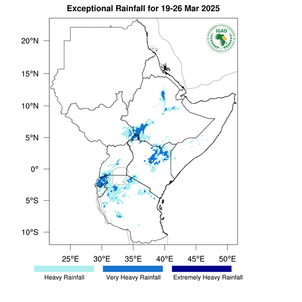 Heavy rainfall