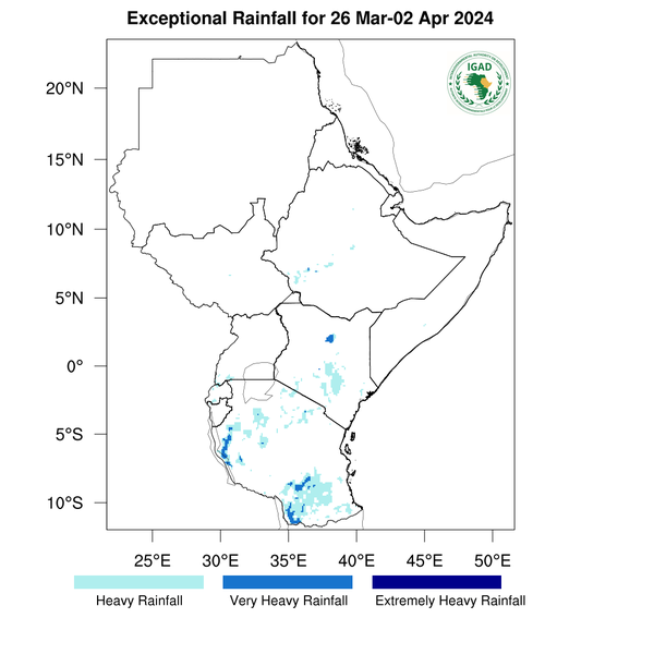 Heavy rainfall