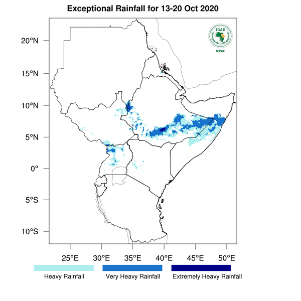 Heavy rainfall