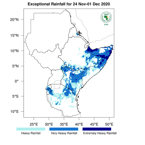 Heavy rainfall