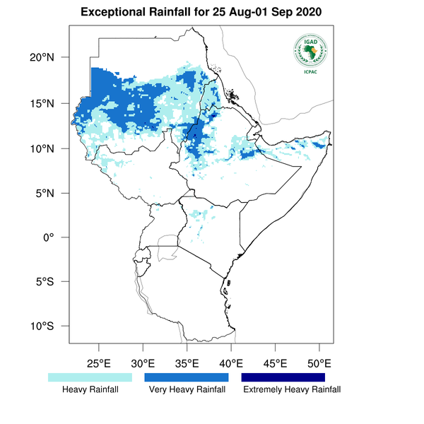 Heavy rainfall