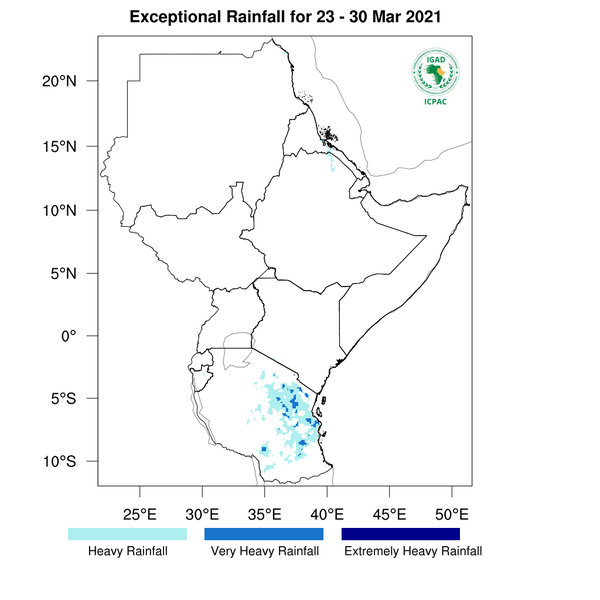Heavy rainfall