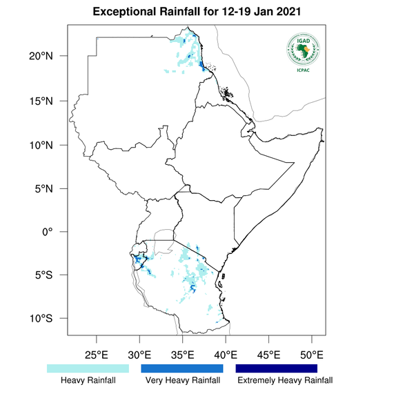 Heavy rainfall