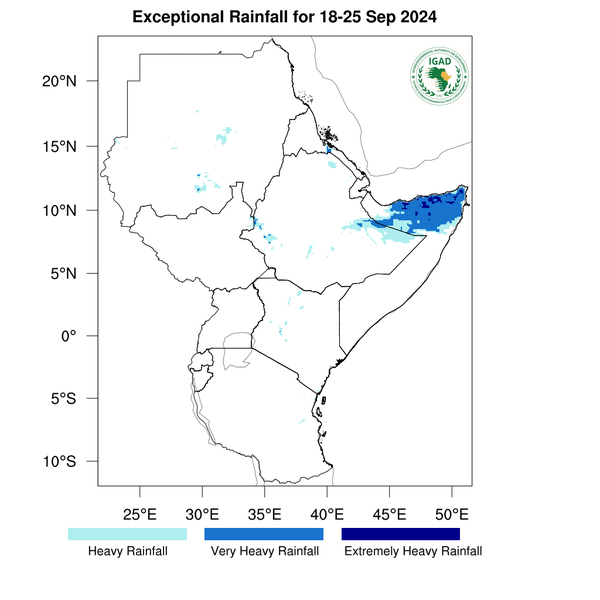 Heavy rainfall