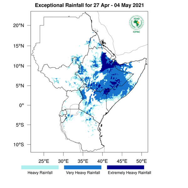 Heavy rainfall