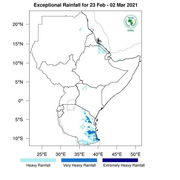 Heavy rainfall
