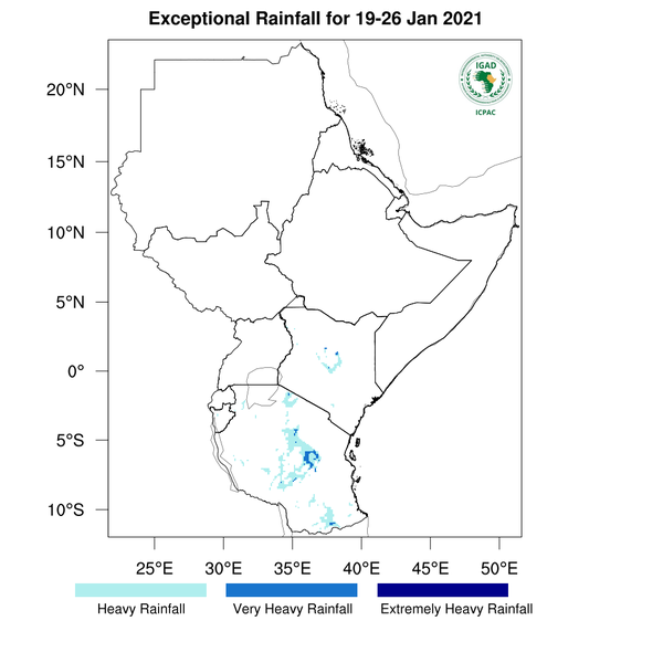 Heavy rainfall