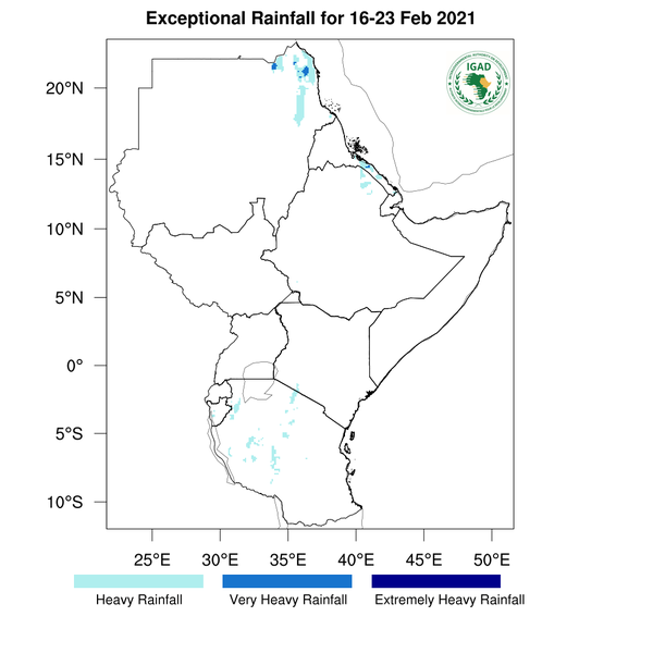 Heavy rainfall