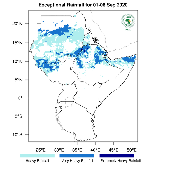 Heavy rainfall