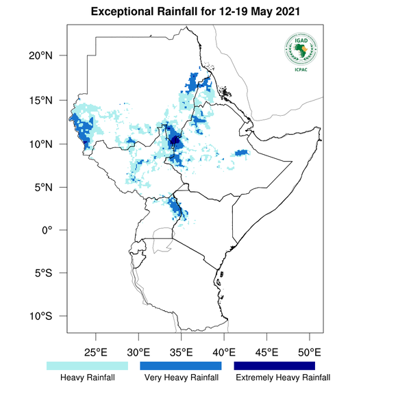 Heavy rainfall
