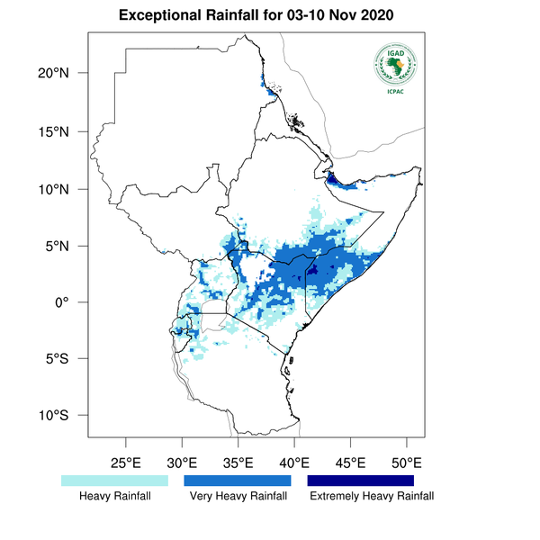 Heavy rainfall